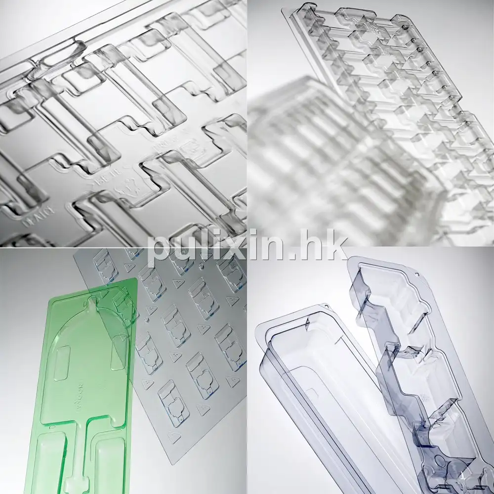 Thermoformage d'un rouleau de feuilles de plastique APET Image de l'application