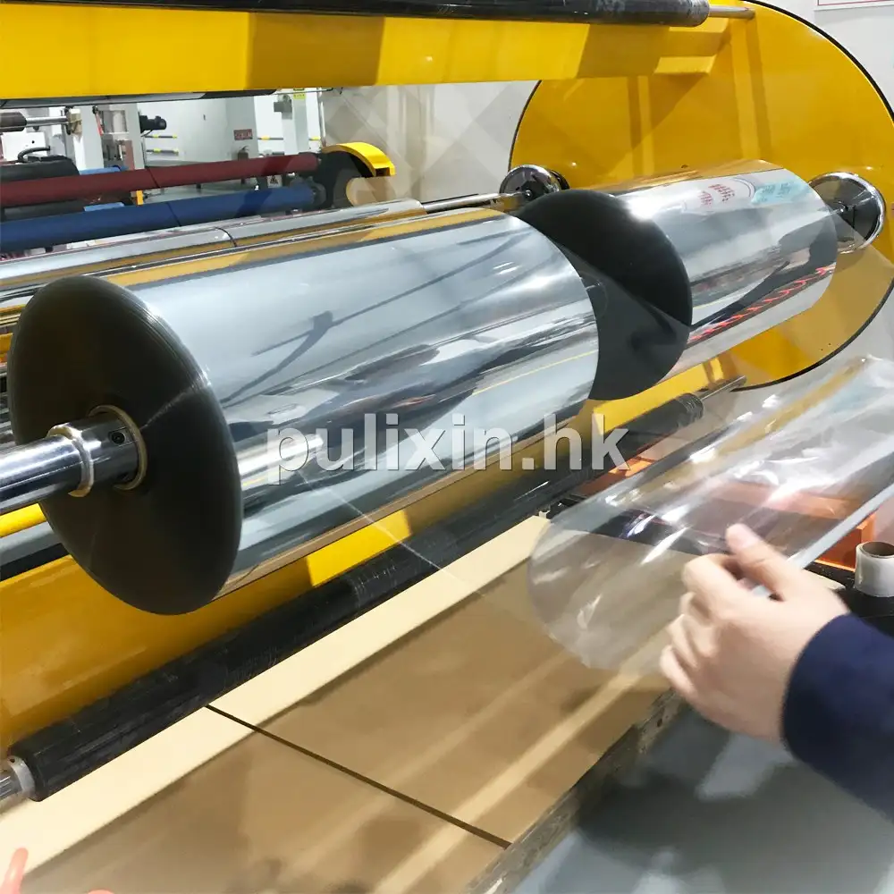 Thermoforming APET Plastic Sheet Roll Production Image