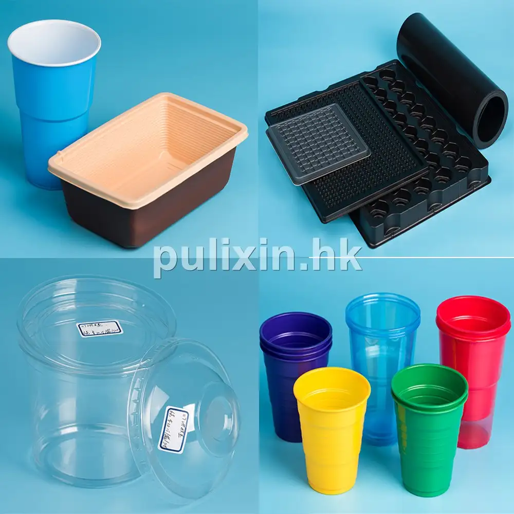 Thermoforming PP Plastic Sheet Roll Aplicación Imagen