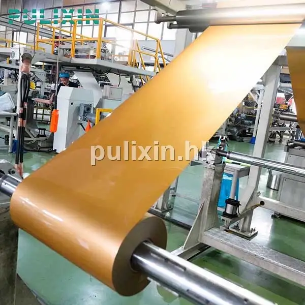 Thermoforming PS Plastic Sheet Roll Production Image